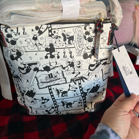Dooney & Bourke Steam Boat Mickey Mouse Crossbody - Picture 3 of 4